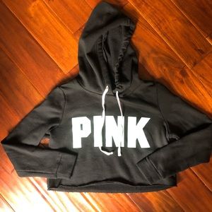 PINK Crop Hoodie